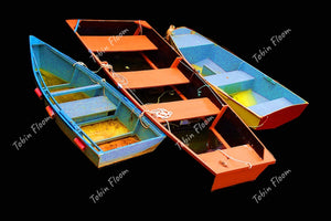 Colored Rowboats